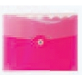 Translucent Pink Letter Size Expanding File